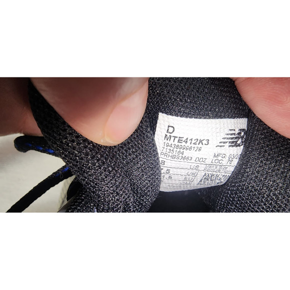 new balance 412ew blue and grey size 8 mte412k3 - Picture 4 of 9